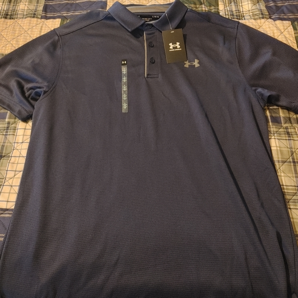 Under Armour Men's Navy Polo Shirt